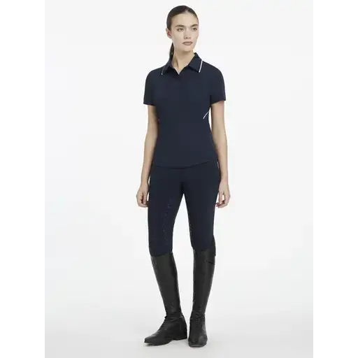 Lemieux Venus Performance Polo Navy Navy UK 6 Polos Shirts