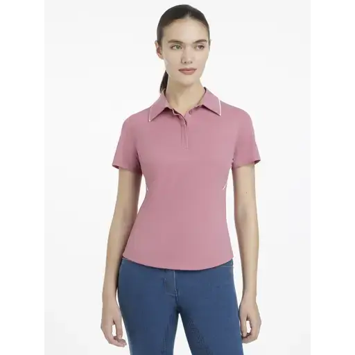 Lemieux Venus Performance Polo Peony Peony UK 6 Polos Shirts