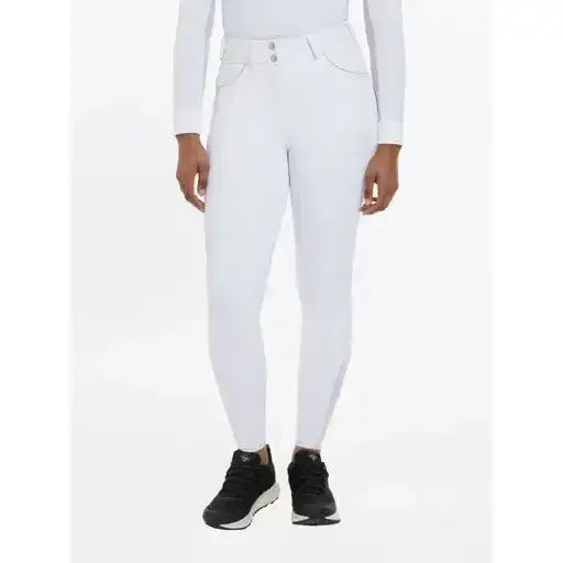 LeMieux Victoria Breech Silicone Seat White UK 10 White Breeches