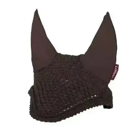 LeMieux Vogue Fly Hood Brown Brown Medium Horse Ear Bonnets