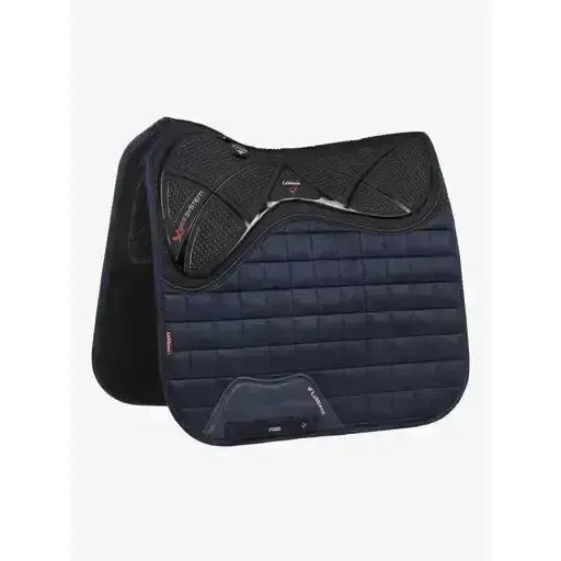 LeMieux X-Grip Twin Sided Dressage Square Navy Large Navy Dressage Saddle Pads