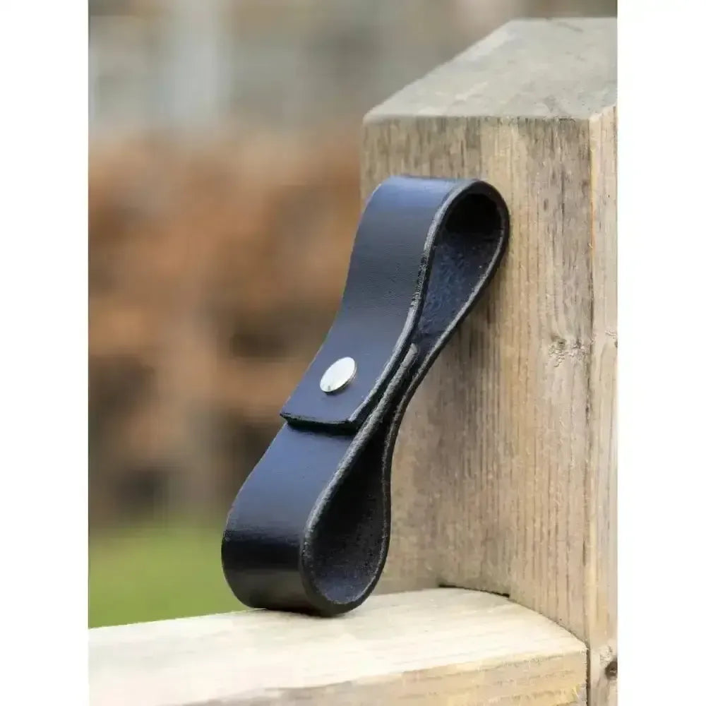 LeMieux Yard Headcollar Leather Component 2 pk Black One Size Black Headcollars