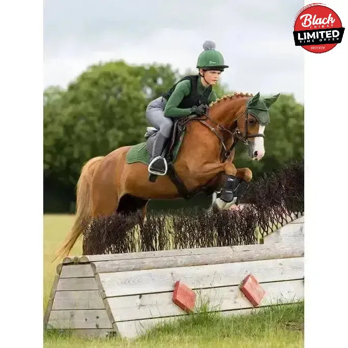 LeMieux Young Rider Base Layer Hunter Green 9-10 Years Hunter Green Base Layers