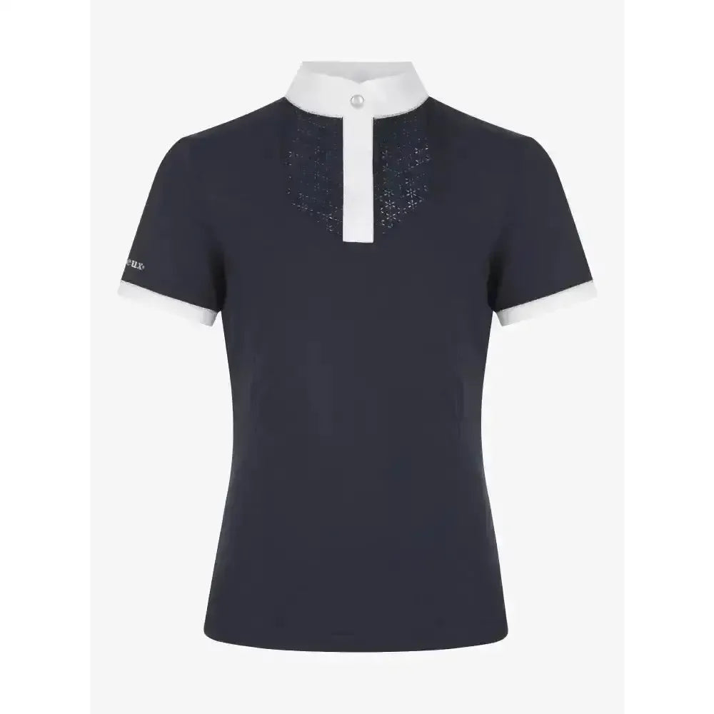 LeMieux Young Rider Belle Show Shirt Navy 7-8 Years Show Shirts