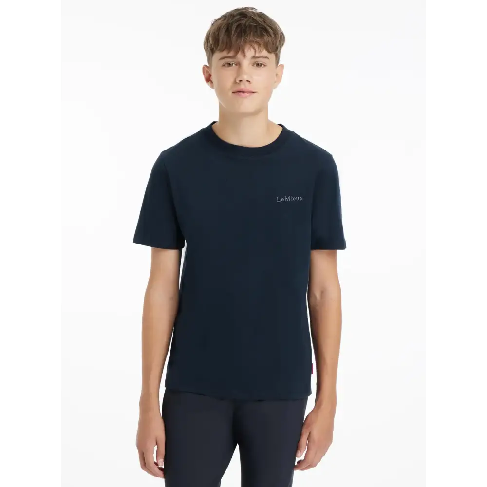 Lemieux Young Rider Boys T-Shirt Navy Navy 7-8 years T Shirts