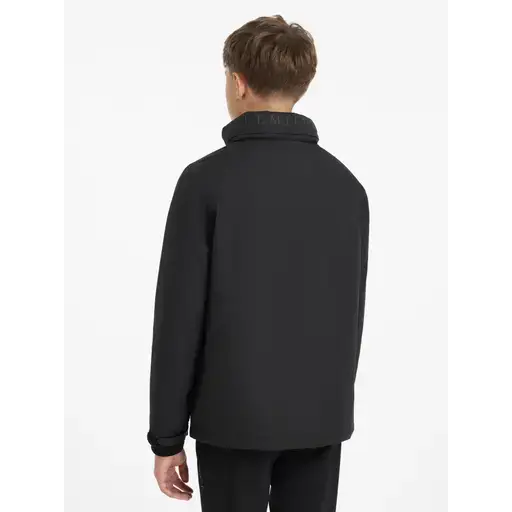 Lemieux Young Rider Boys Waterproof Team Jacket Black Black 7-8 years Outdoor Jackets