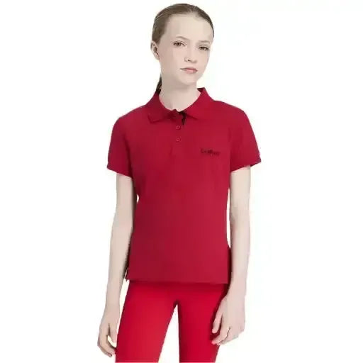 LeMieux Young Rider Classique Polo Shirt Chilli Chilli 11-12 years Polo Shirts