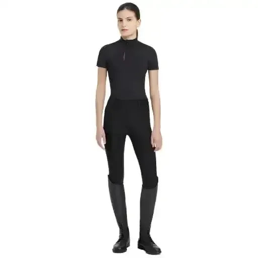 LeMieux Young Rider Classique Short Sleeve Base Layer Black Black 7-8 years Base Layers