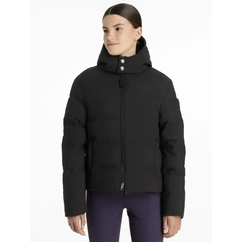 Lemieux Young Rider Daisy Waterproof Coat Black Black 7-8 years Outdoor Jackets