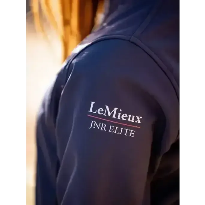 LeMieux Young Rider Elite Soft Shell Jacket Navy 9-10 years Navy Outdoor Coats