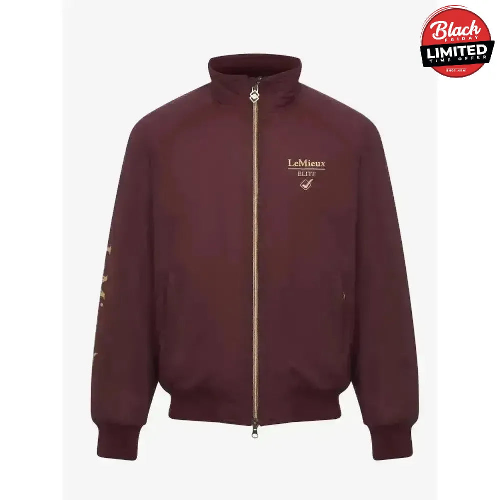 Lemieux Young Rider Elite Team Jacket Burgundy 9-10 Years Outdoor Jackets