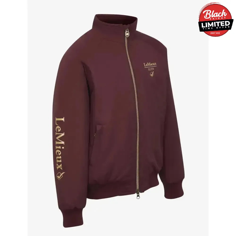 Lemieux Young Rider Elite Team Jacket Burgundy 9-10 Years Outdoor Jackets