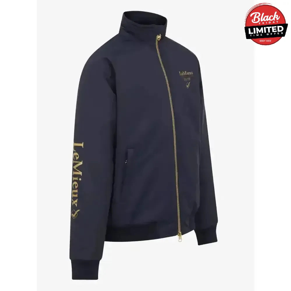 Lemieux Young Rider Elite Team Jacket Navy 11-12 Years Coats & Jackets