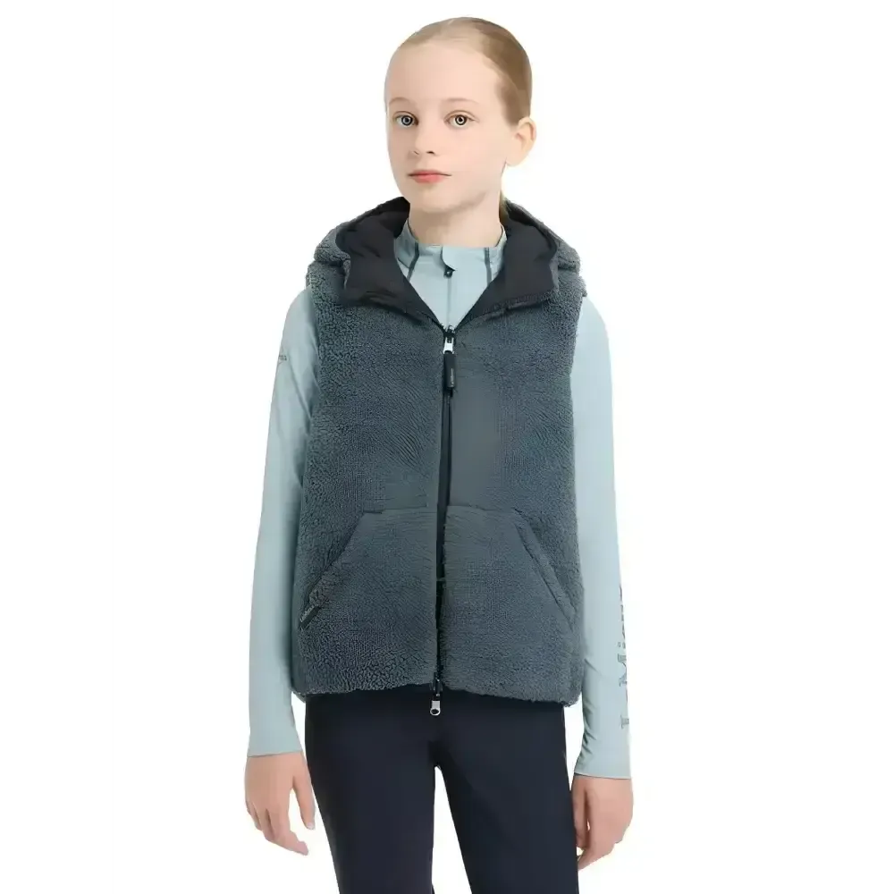 Lemieux Young Rider Eloise Reversible Winter Gilet Navy 7-8 Years Navy Bodywarmers