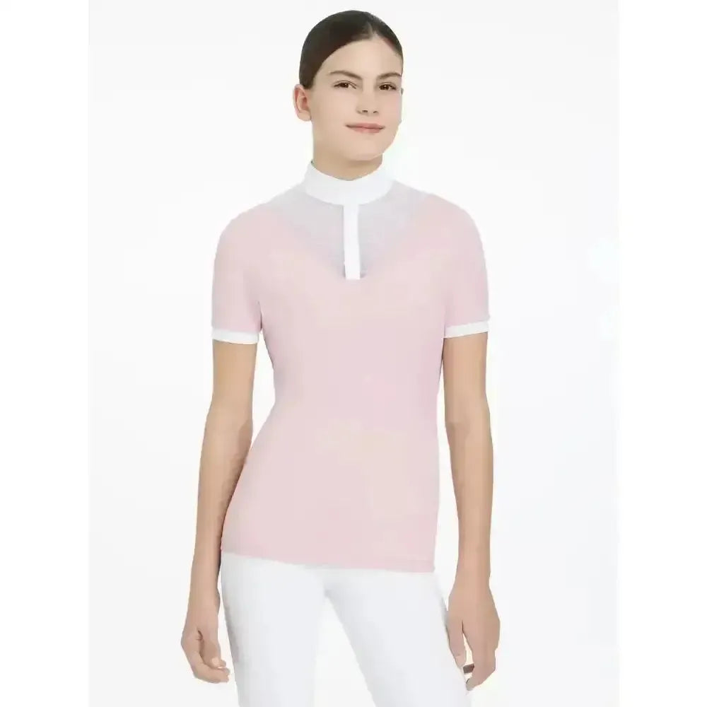 Lemieux Young Rider Eva Short Sleeve Show Shirt Blossom Blossom 7-8 Years Show Shirts