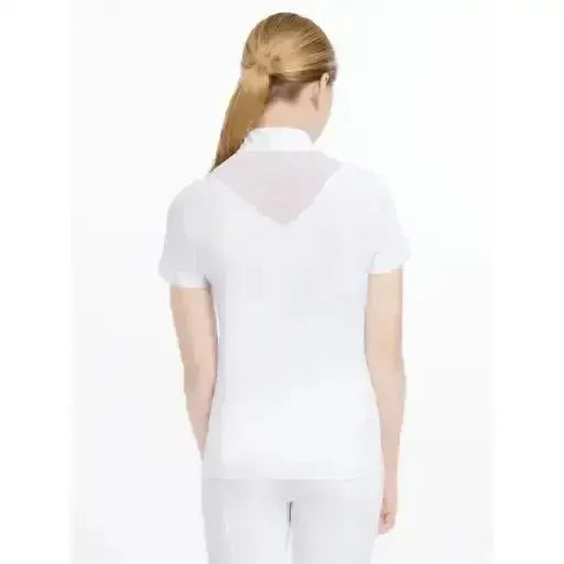 LeMieux Young Rider Eva Short Sleeve Show Shirt White White 7-8 Years Show Shirts