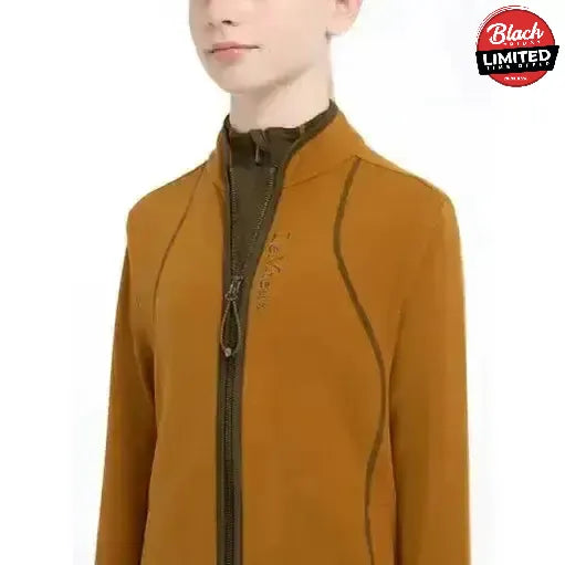 Lemieux Young Rider Felicity Fleece Zip Through Ginger 7-8 Years Ginger Jumpers & Hoodies
