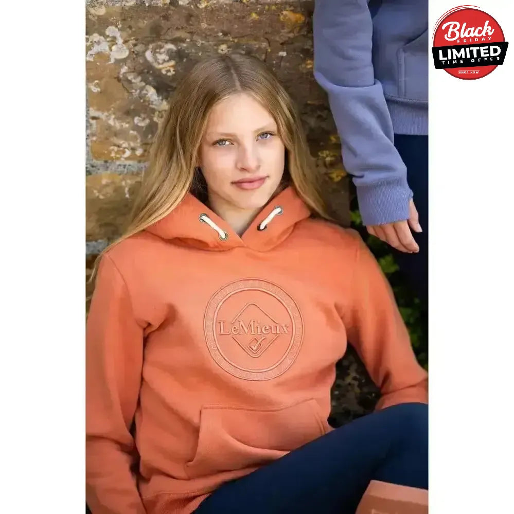 Lemieux Young Rider Hannah Pop Over Apricot 7-8 Years Hoodies