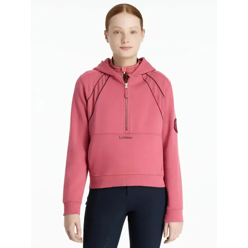 Lemieux Young Rider Hettie Half Zip Hoodie Cranberry Cranberry 7-8 years Hoodies