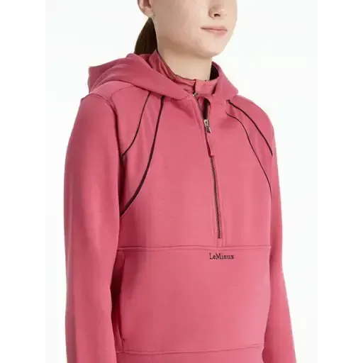 Lemieux Young Rider Hettie Half Zip Hoodie Cranberry Cranberry 7-8 years Hoodies