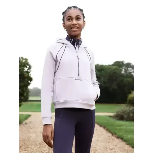 Lemieux Young Rider Hettie Half Zip Hoodie Lilac Lilac 7-8 years Hoodies