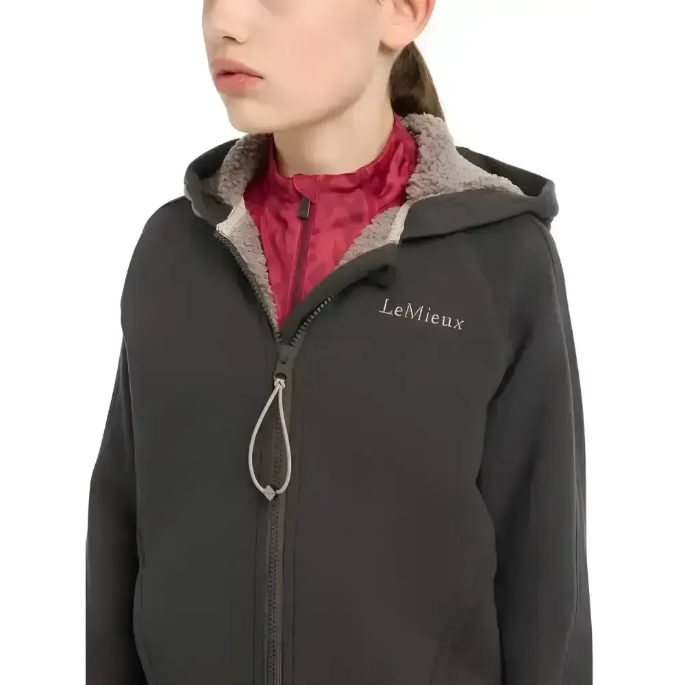 Lemieux Young Rider Hollie Lined Hoodie Cinder 7-8 Years Cinder Hoodies