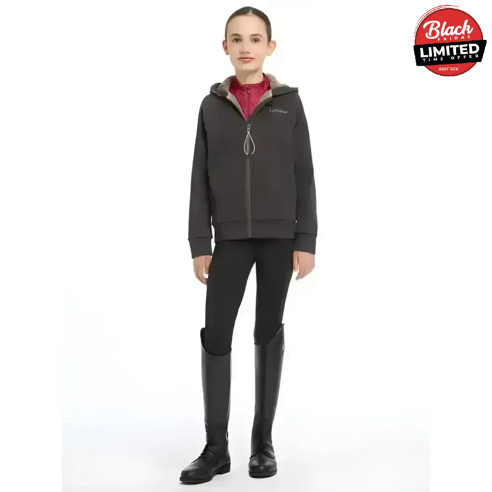 Lemieux Young Rider Hollie Lined Hoodie Cinder 7-8 Years Cinder Hoodies