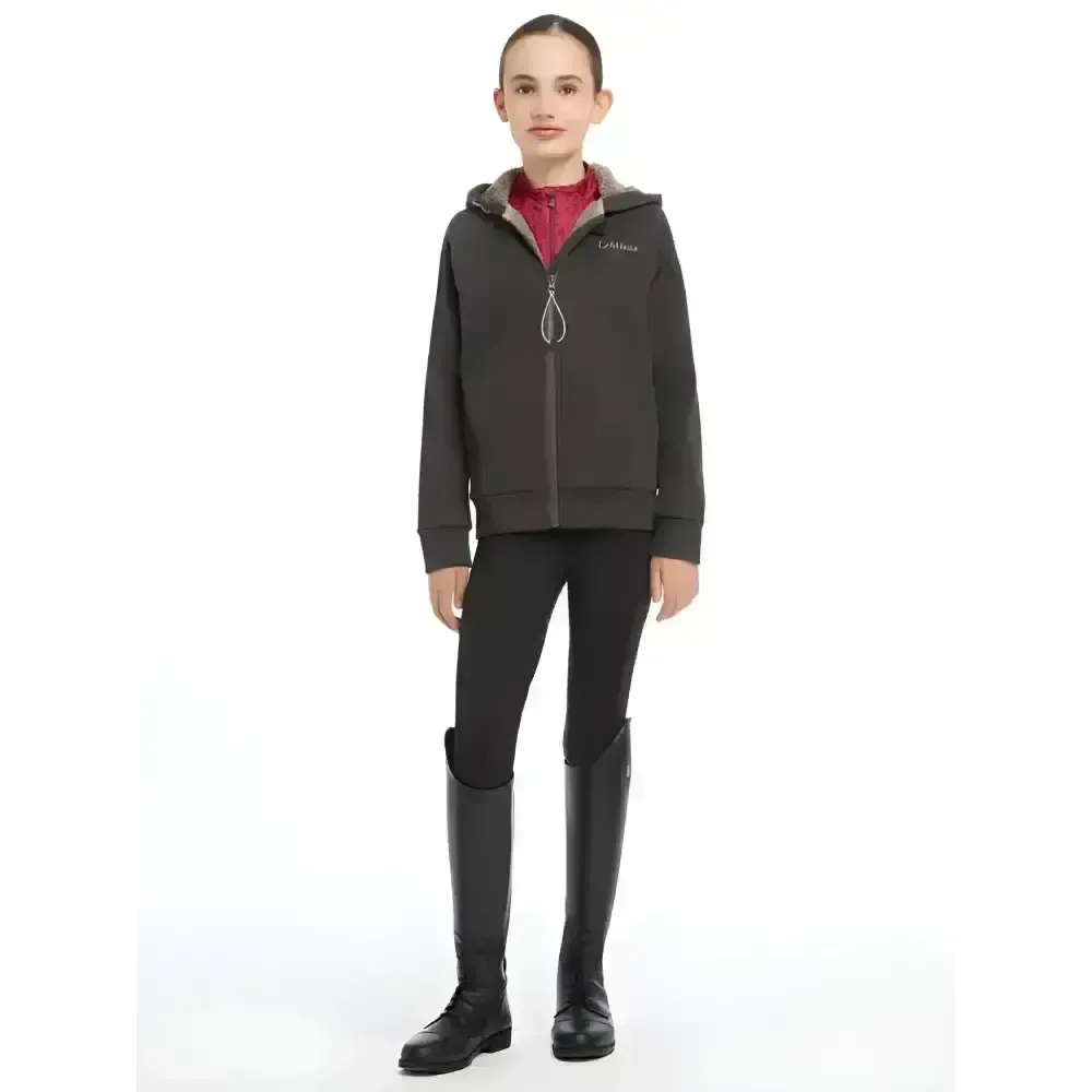 Lemieux Young Rider Hollie Lined Hoodie Cinder 7-8 Years Cinder Hoodies