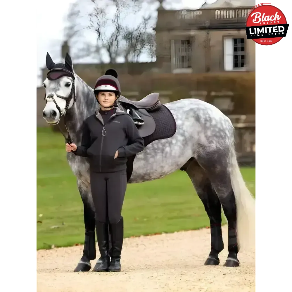 Lemieux Young Rider Hollie Lined Hoodie Cinder 7-8 Years Cinder Hoodies