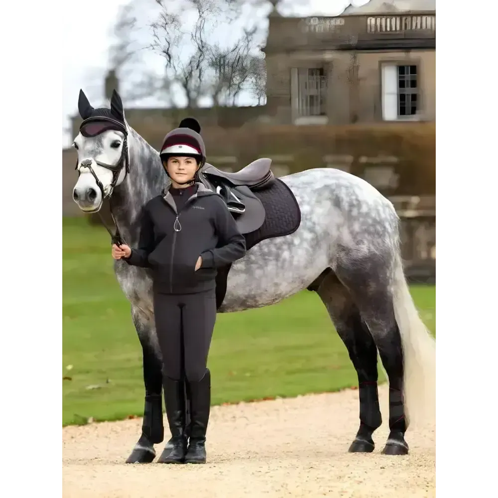 Lemieux Young Rider Hollie Lined Hoodie Cinder 7-8 Years Cinder Hoodies