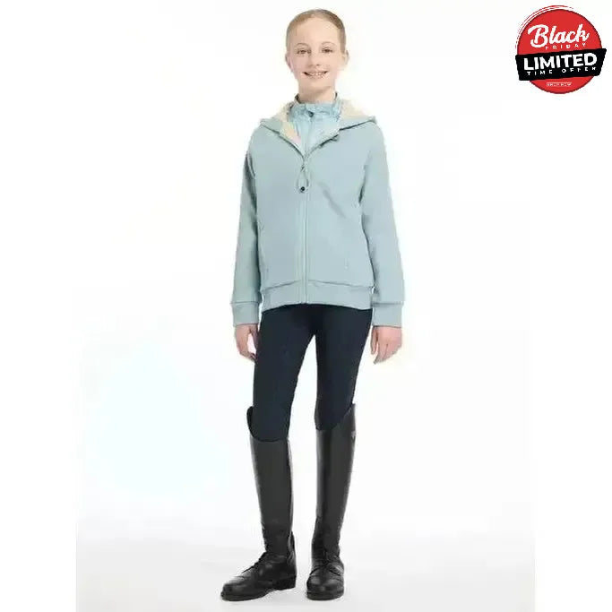 Lemieux Young Rider Hollie Lined Hoodie Glacier 7-8 Years Glacier Hoodies