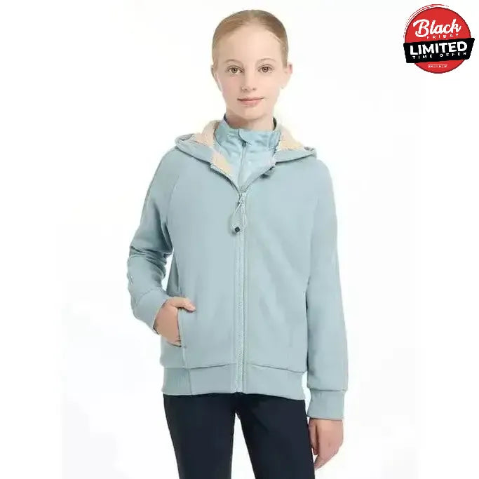 Lemieux Young Rider Hollie Lined Hoodie Glacier 7-8 Years Glacier Hoodies