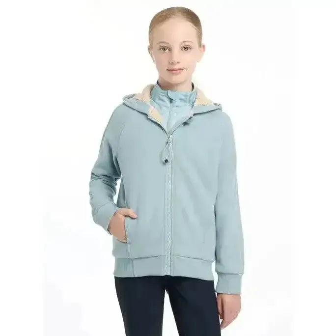 Lemieux Young Rider Hollie Lined Hoodie Glacier 7-8 Years Glacier Hoodies