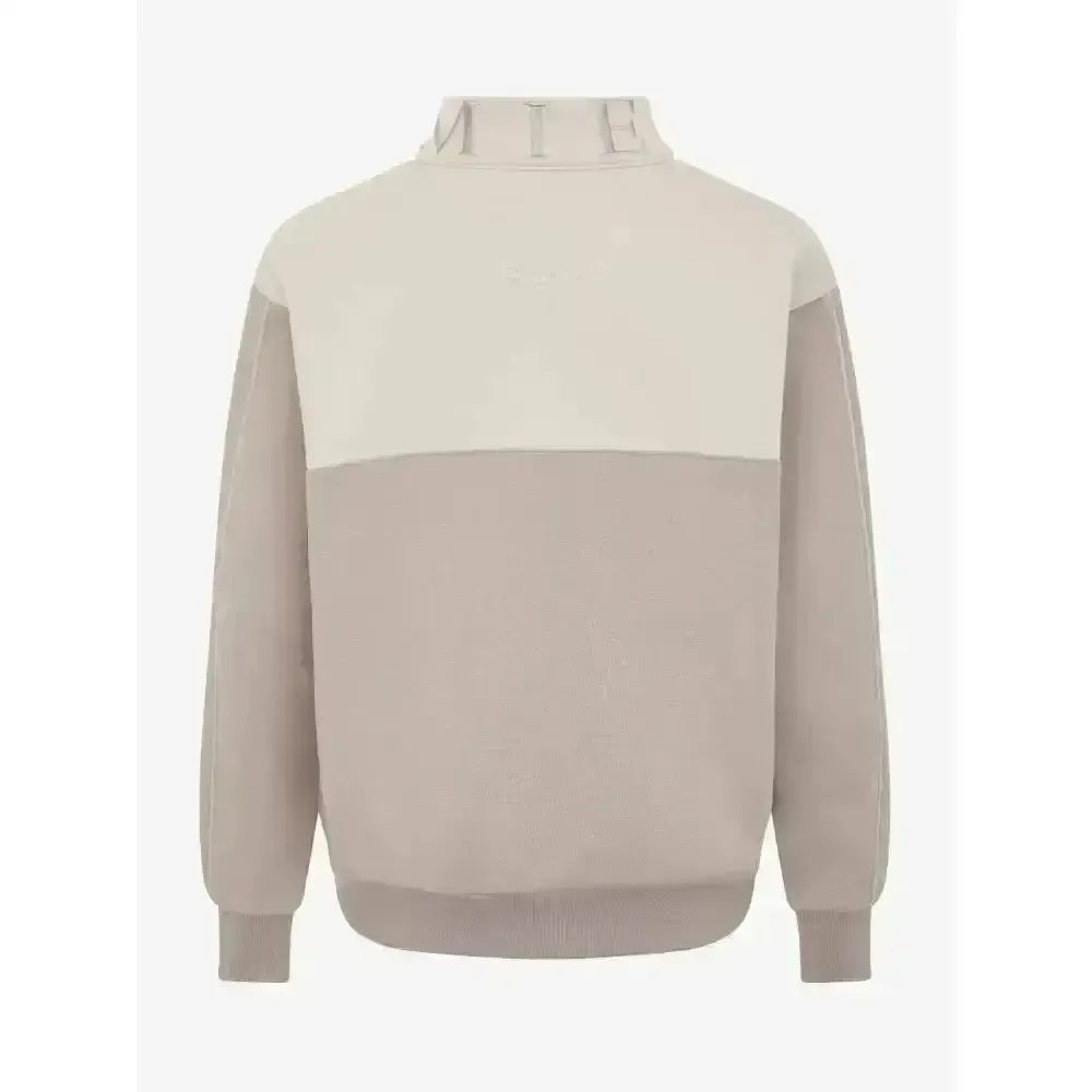 Lemieux Young Rider Kate Quarter Zip Sweat Ash/Stone 7-8 Years Ash / Stone Coats & Jackets