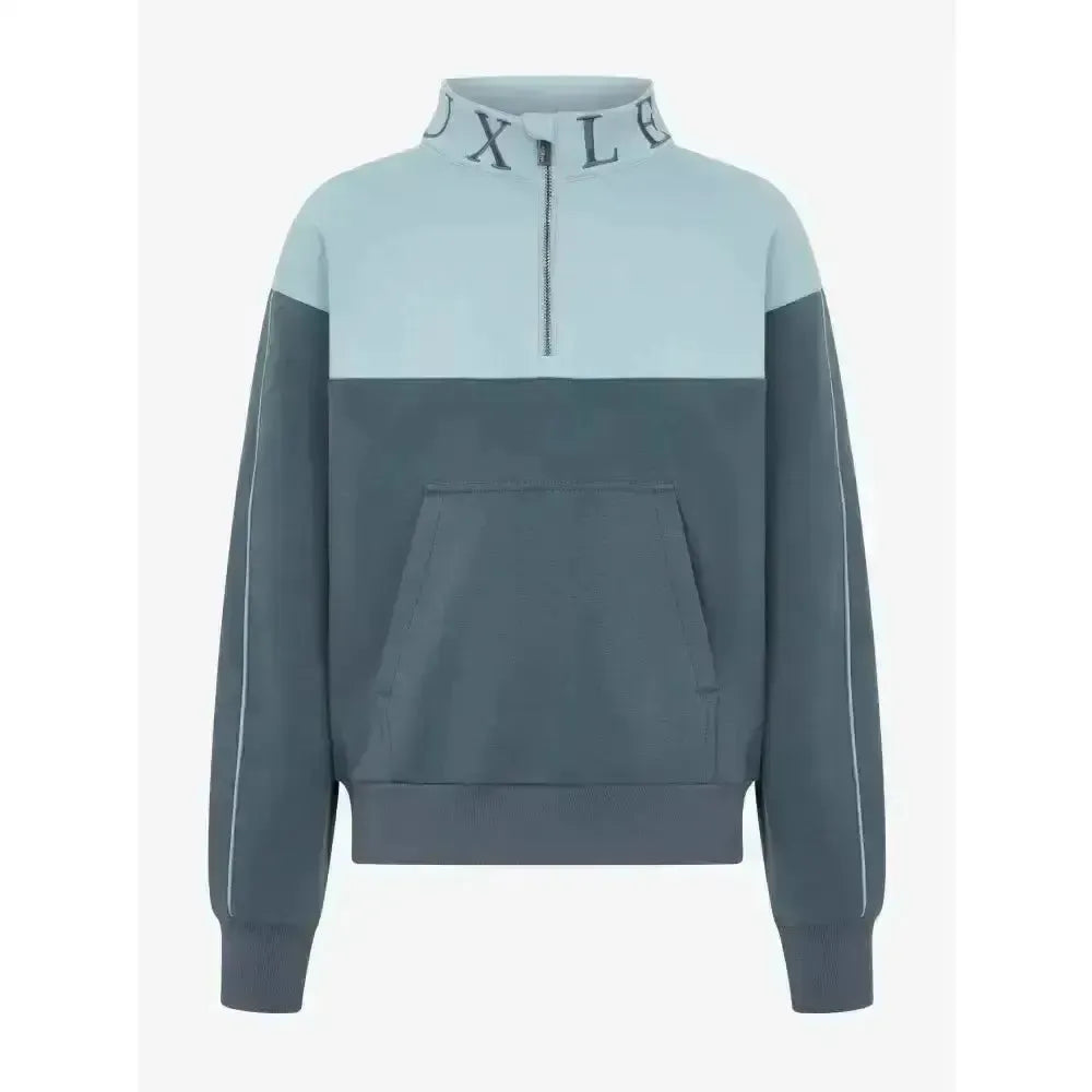 Lemieux Young Rider Kate Quarter Zip Sweat Petrol/Glacier 7-8 Years Petrol /glacier Blue Jumpers & Hoodies