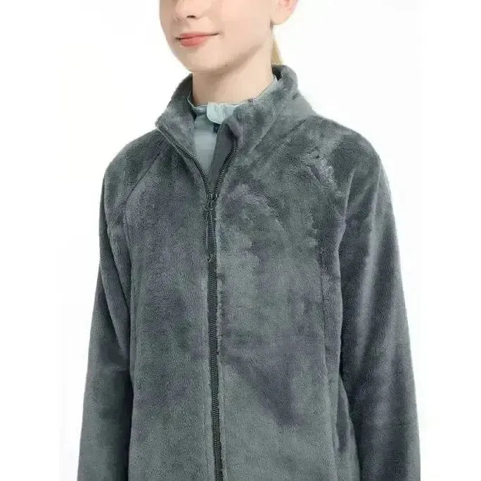 Lemieux Young Rider Libby Fleece Petrol 7-8 Years Petrol Jumpers & Hoodies