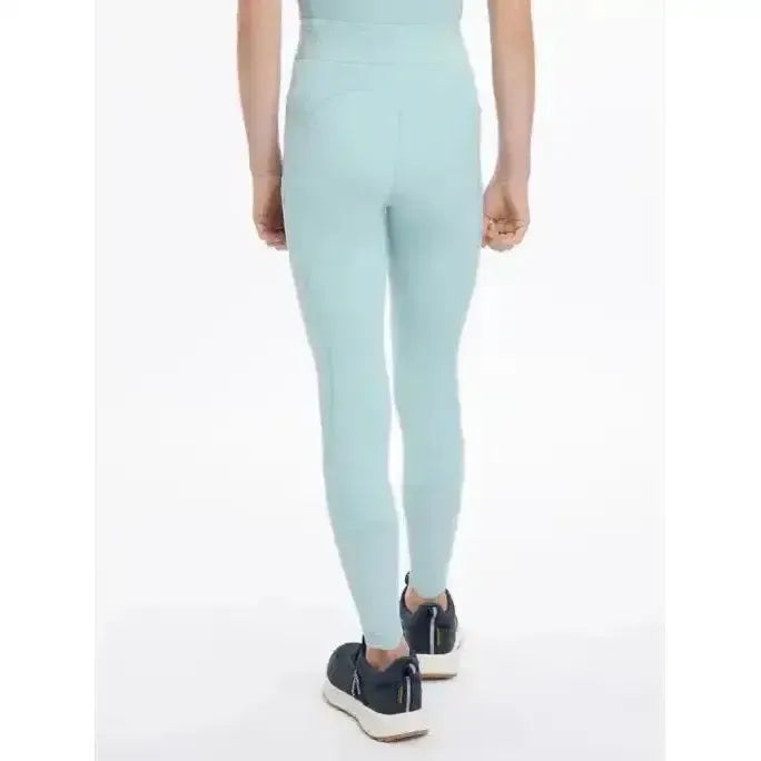 Lemieux Young Rider Lizzie Mesh Legging Aqua Aqua 7-8 Years Riding Tights