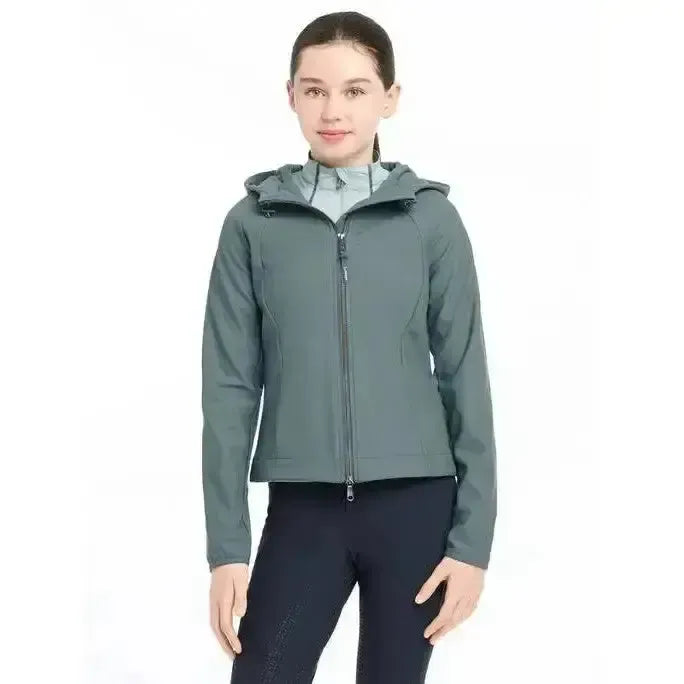 Lemieux Young Rider Lottie Soft Shell Jacket Petrol 7-8 Years Petrol Coats & Jackets