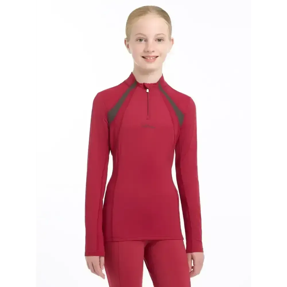 Lemieux Young Rider Mia Mesh Base Layer Ember 7-8 Years Ember Base Layers