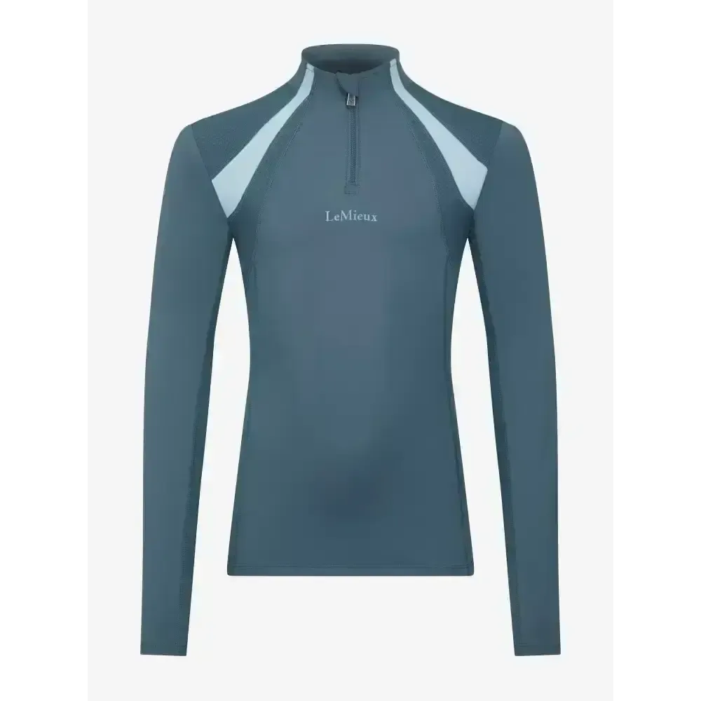 Lemieux Young Rider Mia Mesh Base Layer Petrol 7-8 Years Petrol Base Layers