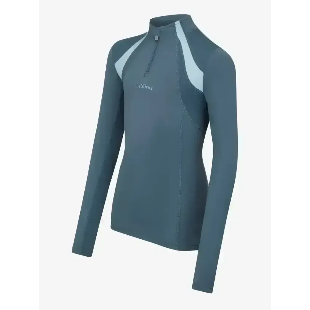 Lemieux Young Rider Mia Mesh Base Layer Petrol 7-8 Years Petrol Base Layers