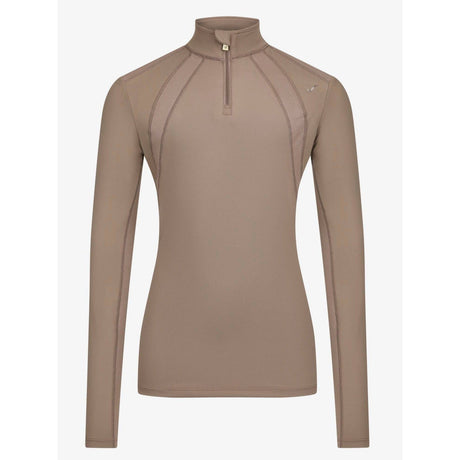 Lemieux Young Rider Mia Mesh Base Layer Walnut 7-8 years LeMieux Baselayers Spring Summer 2024 From Barnstaple Equestrian Supplies