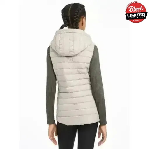 Lemieux Young Rider Milly Puffer Gilet Ash 7-8 Years Ash Bodywarmers