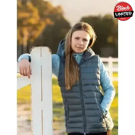 Lemieux Young Rider Milly Puffer Gilet Petrol 7-8 Years Petrol Bodywarmers