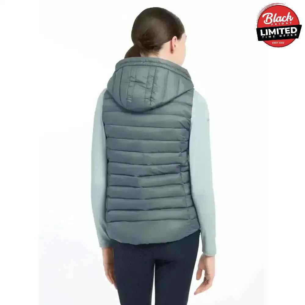 Lemieux Young Rider Milly Puffer Gilet Petrol 7-8 Years Petrol Bodywarmers