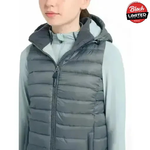 Lemieux Young Rider Milly Puffer Gilet Petrol 7-8 Years Petrol Bodywarmers