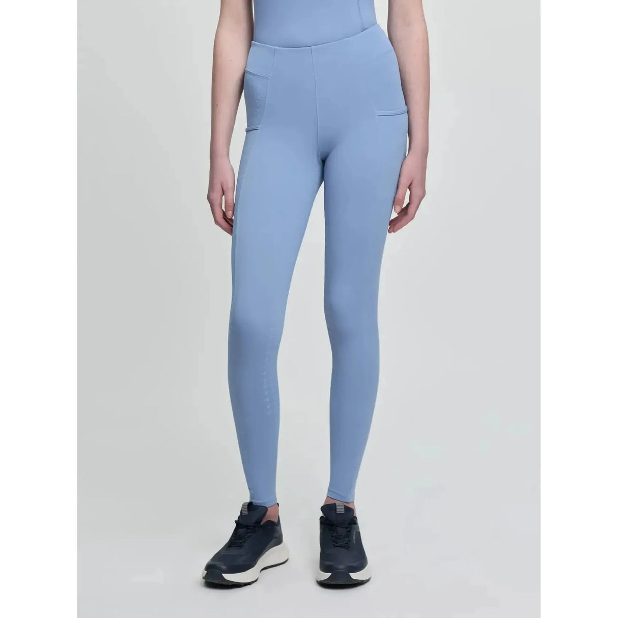 Lemieux Young Rider Orla Pull On Breech Powder Blue Powder Blue 7-8 years Riding Tights