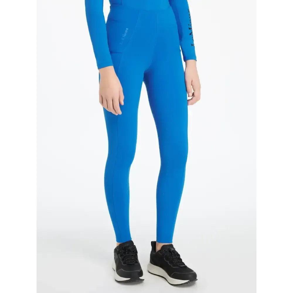 LeMieux Young Rider Orla Pull Ons Benetton Blue Benetton Blue 7-8 Years Riding Tights