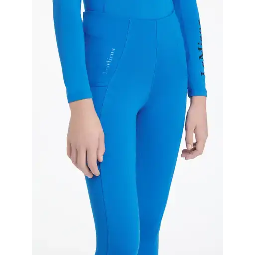 LeMieux Young Rider Orla Pull Ons Benetton Blue Benetton Blue 7-8 Years Riding Tights