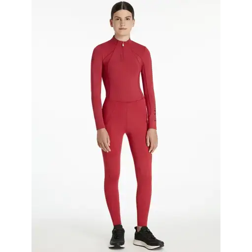LeMieux Young Rider Orla Pull Ons Chilli Chilli 7-8 Years Riding Tights